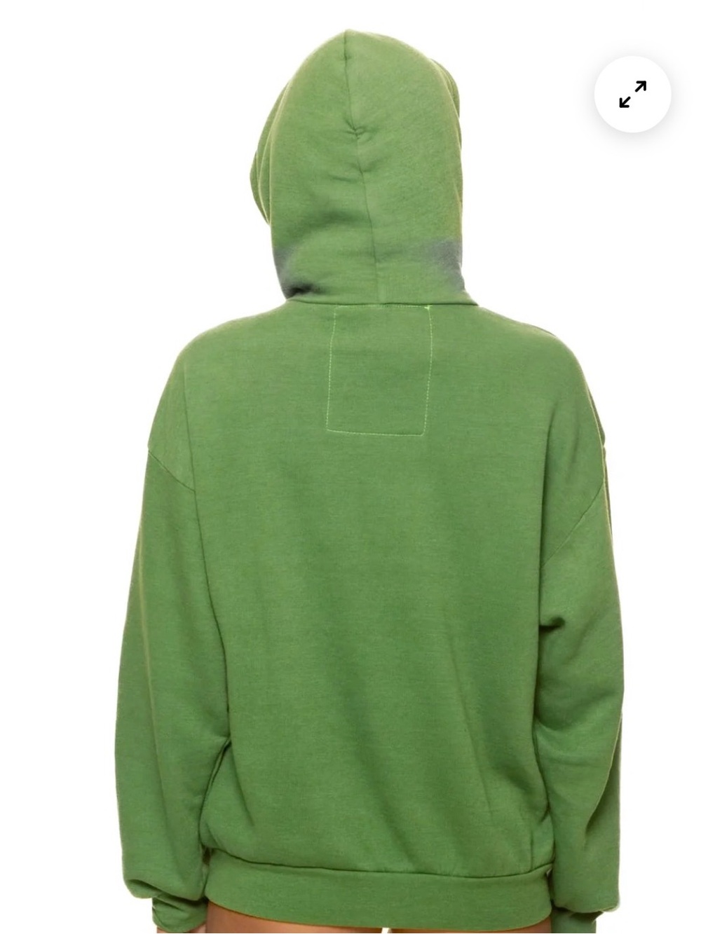 Aviator Nation WAVE STRIPE 4 PULLOVER HOODIE RELAXED - PALM // GREEN - Picture 4 of 8